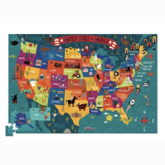 Crocodile Creek 200 Piece Puzzle with Matching Poster - Picture 2 of 13